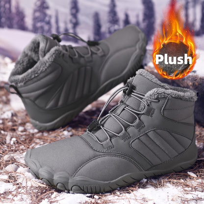 Women Winter Boots Non-Slip And Winter Barefoot Shoes, Walking Hiking Boots for Women Men, Hike Footwear Barefoot Boots, Women Snow Boots, Casual Trail Shoes, Wide Toe Box Barefoot Sneakers, Unisex Warm Boots, Snow Boots for Women