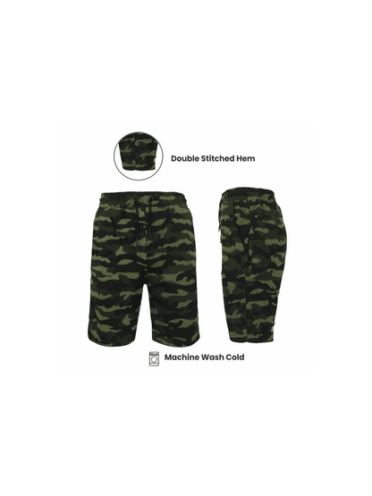 3-Pack Men's Tech Fleece Jogger Lounge Sweat Shorts (Sizes, S-2XL)