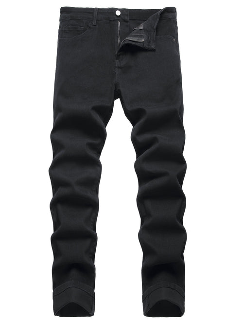 Men's Casual Slim Fit Stretch Jeans