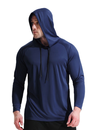 Men's Solid Color Performance T-Shirt - Long Sleeve 199653
