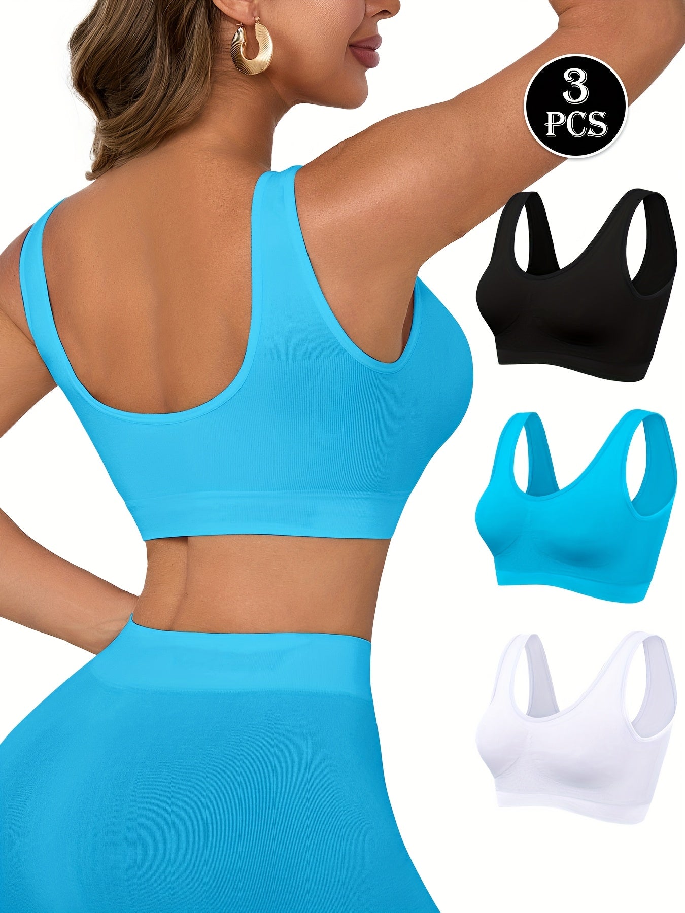 Women's Mixed Color 2 Sports Bra - product view 8