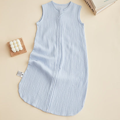 Baby Sleep Sack - Muslin 2-Way Zip Wearable Blanket