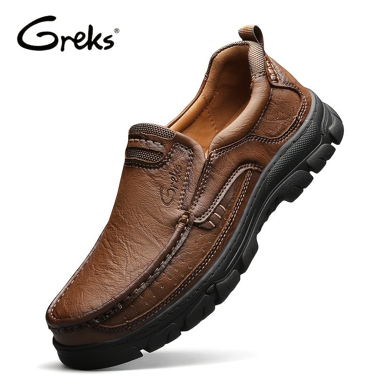 GREKS Loafers Slip On Loafer Casual Walking Shoes Comfortable for Work Office Dress Outdoor