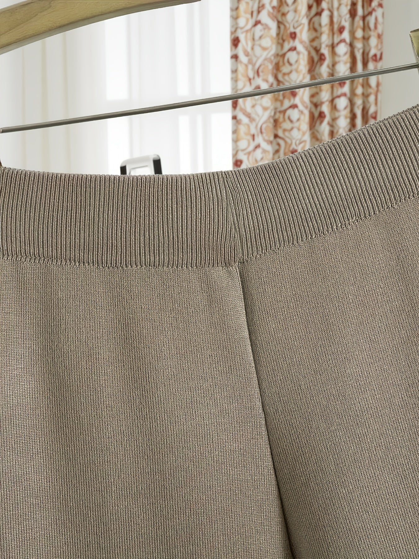 New Autumn And Winter Women'S Loose Set, Including Long Wide-Leg Pants, a Shawl Cardigan, And a High-Neck Vest Sweater, a Fashionable Three-Piece Set