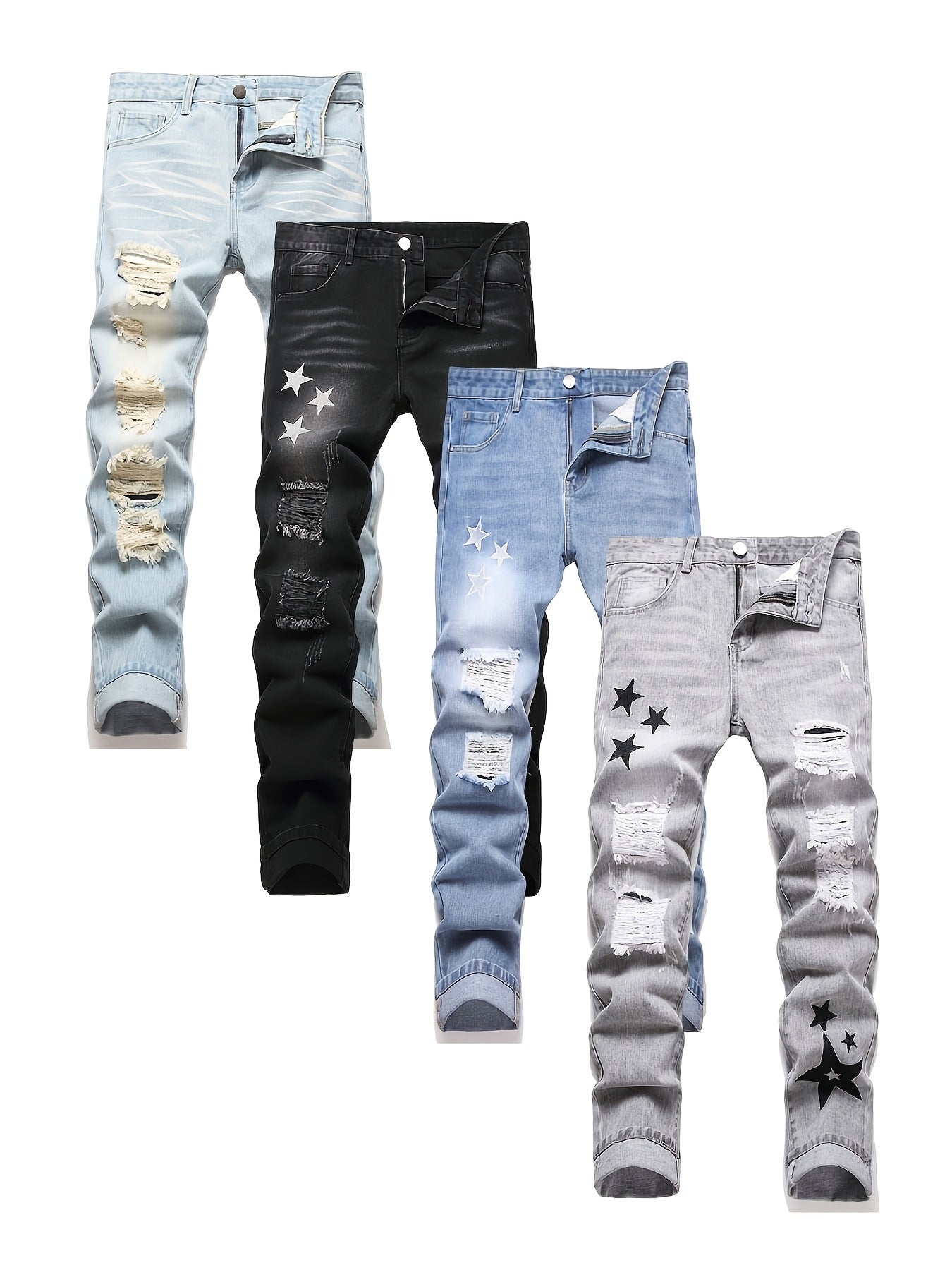 Grey Slim-Fit Jeans - product view 2