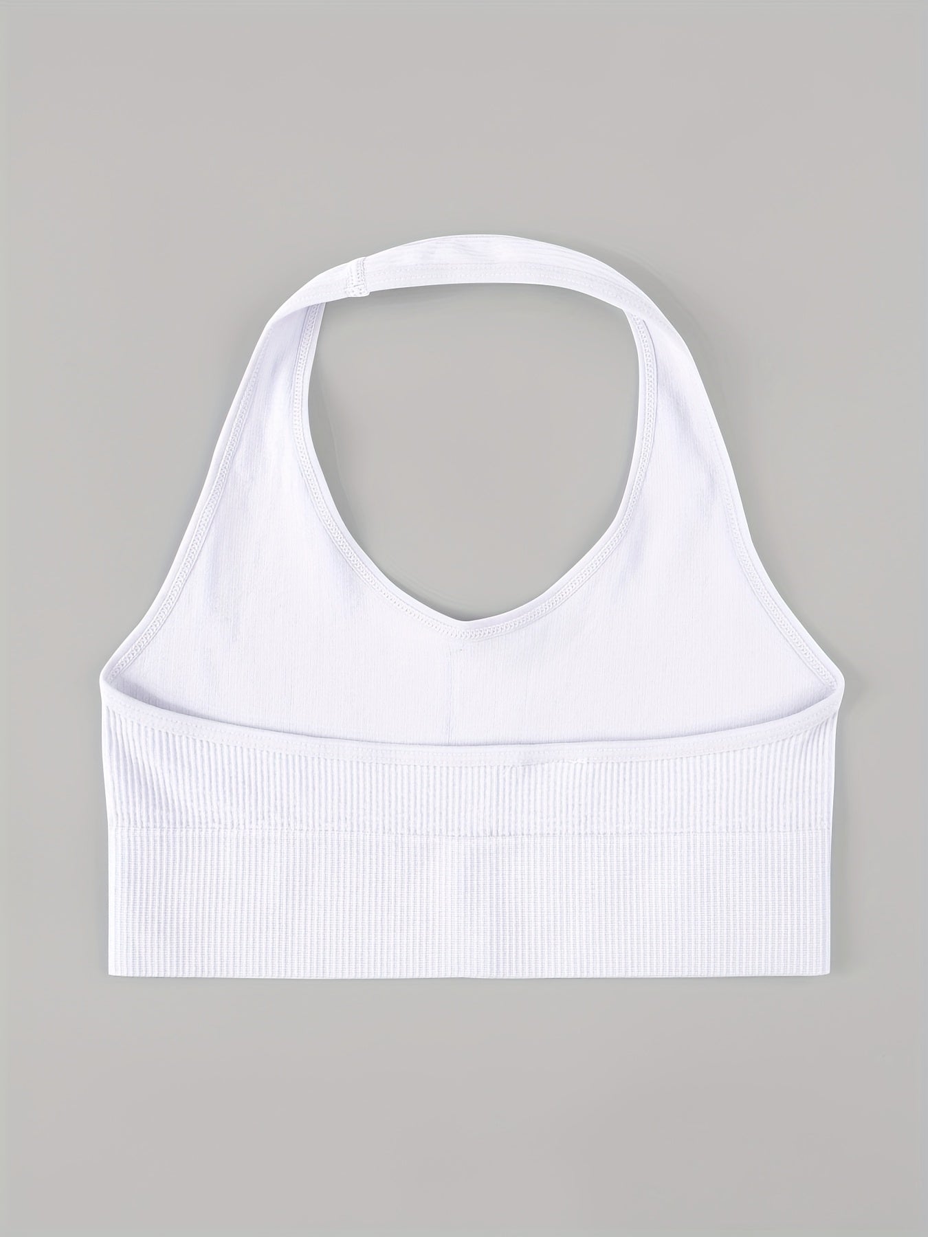 Set of 2 NADIA GO Women'S Seamless Sports Bras - Comfortable And Breathable Tops for Yoga And Workouts, Featuring a Racerback Design with Side Stripes, Available in Light Gray And Black, Sleeveless for Gym Activities, Running, And Pilates
