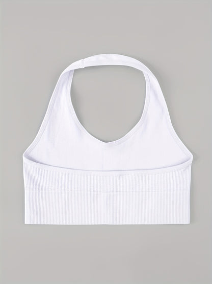 Set of 2 NADIA GO Women'S Seamless Sports Bras - Comfortable And Breathable Tops for Yoga And Workouts, Featuring a Racerback Design with Side Stripes, Available in Light Gray And Black, Sleeveless for Gym Activities, Running, And Pilates