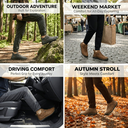 Men's Walking Shoes - Non-Slip Sole Platform Sole for Outdoor & Travel 023781