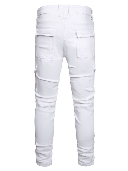 Men'S Slim Fit Jeans Stretch Ripped Skinny Jeans for Men, Fashion Straight Leg Comfort Flex Waist Casual Pants