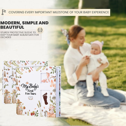 Baby Memory Book - Birth to Age Five Keepsake Journal