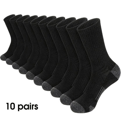 Women's Colorblock Crew Socks - 10-Pair Pack