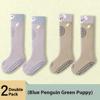 2 pairs (blue penguin + green puppy)
