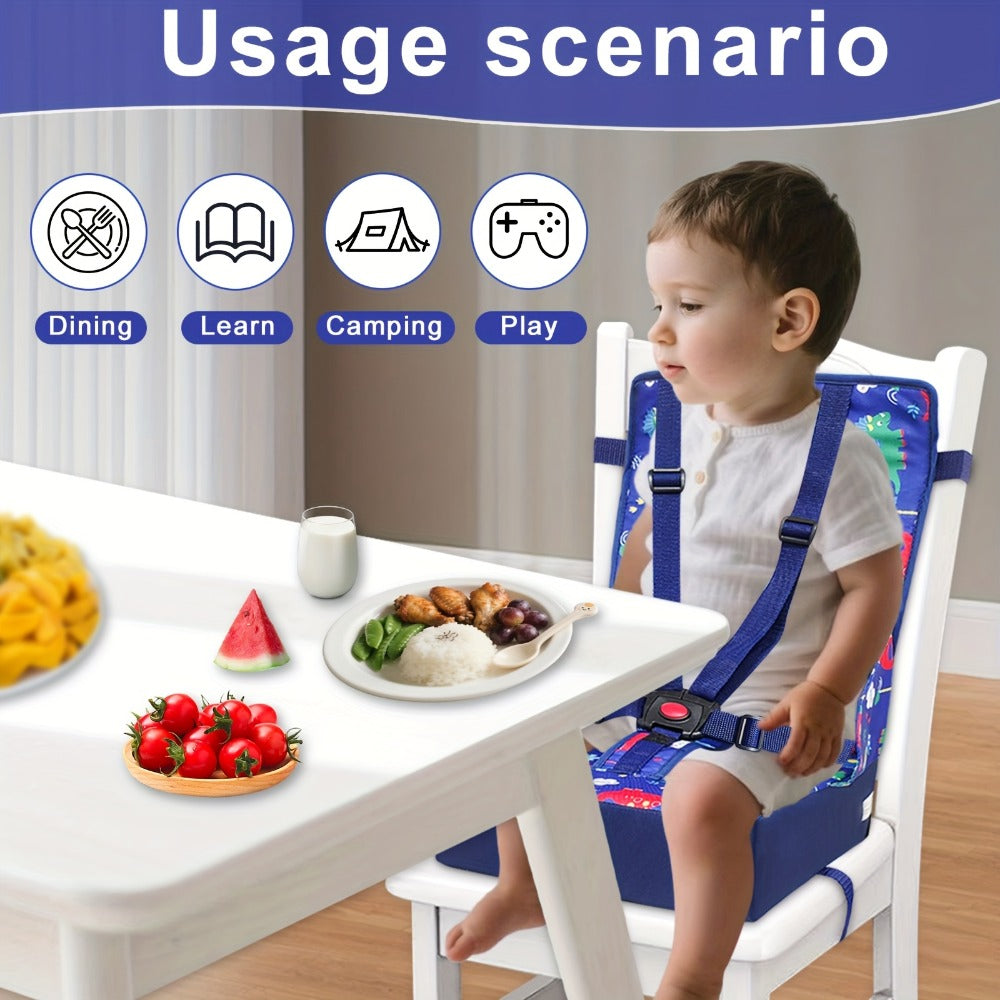Portable Dining Booster Seat Cushion - Foldable Waterproof Washable Design