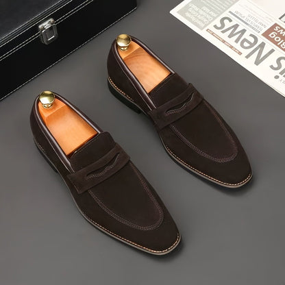 Men's Loafers & Flats - Business Casual & Textured Finish 095909