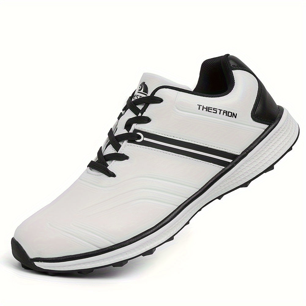 Professional Men'S Golf Shoes, Comfortable Golf Training Sneakers For All Seasons Outdoor