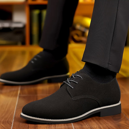 Men's Dress Shoes & Oxfords - Non-Slip Sole Lace-Up for Outdoor & Travel 020325