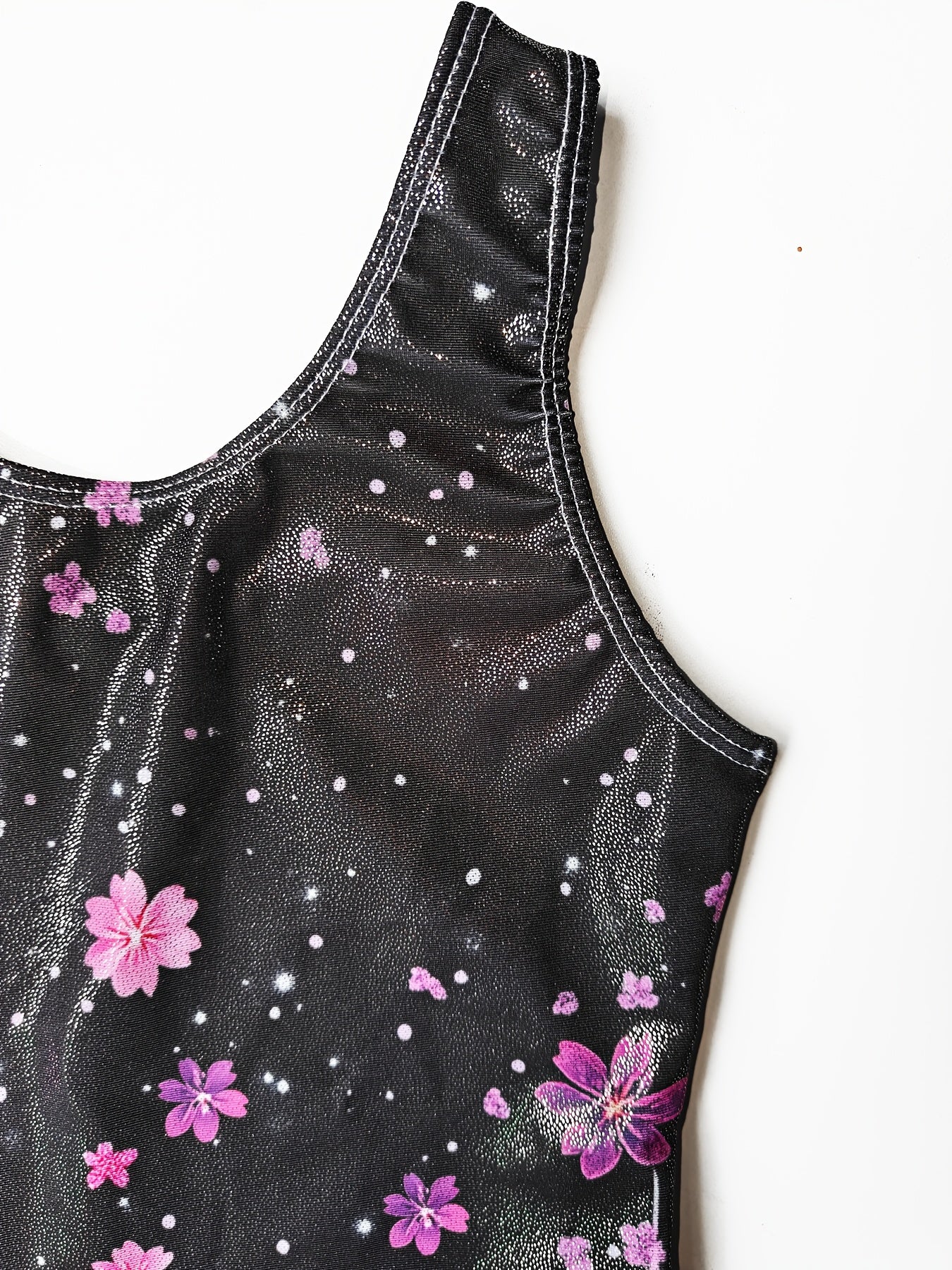 3pcs [Athletic Jumpsuit] Athletic Sleeveless Jumpsuit | Girls Gymnastics Practice Performance Leotards Outfit Youngsters Clothes