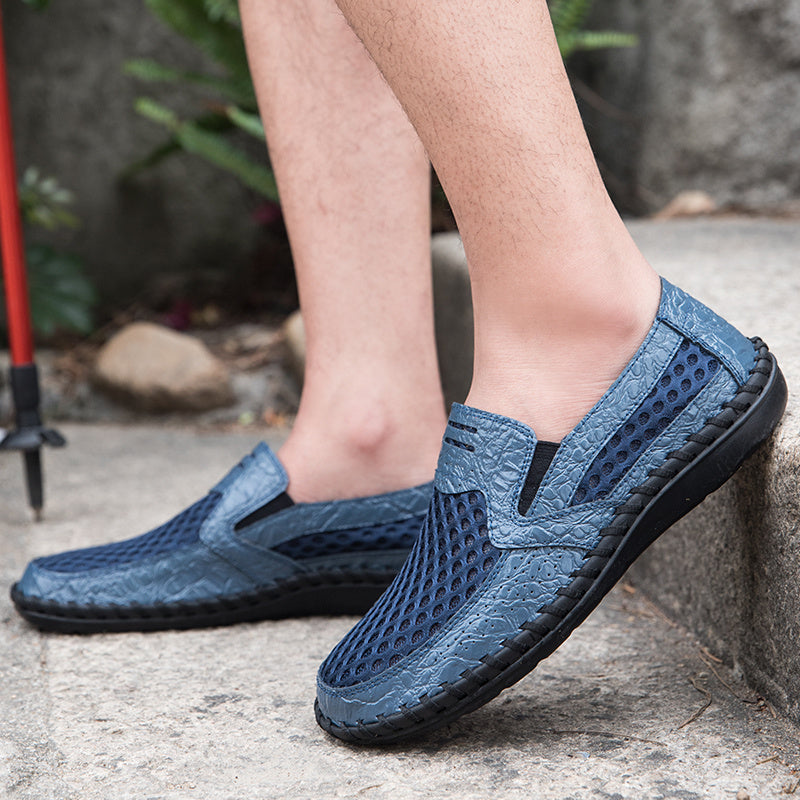 Cross-border large-size Men's mesh breathable Men's shoes 38-46 are mainly available for a long time.