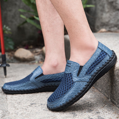 Cross-border large-size Men's mesh breathable Men's shoes 38-46 are mainly available for a long time.