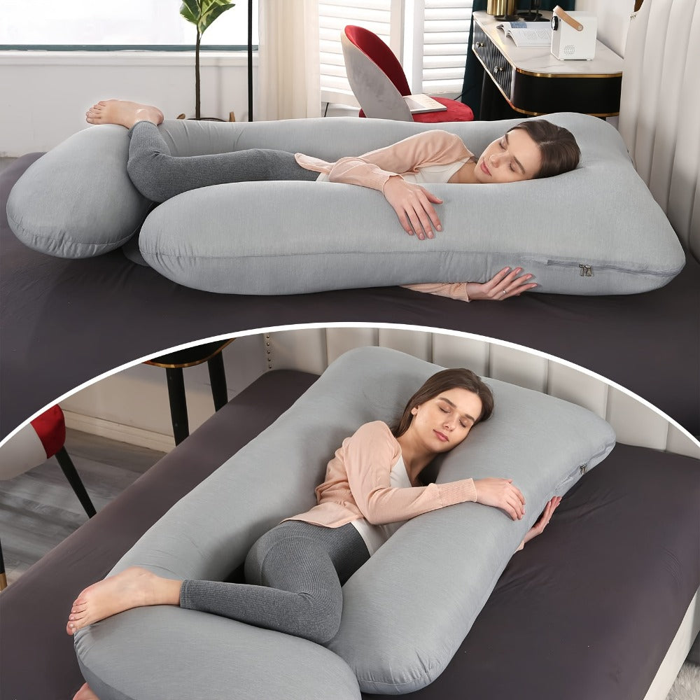 Pregnancy Pillow - 62-inch J-shaped Full-body Maternity
