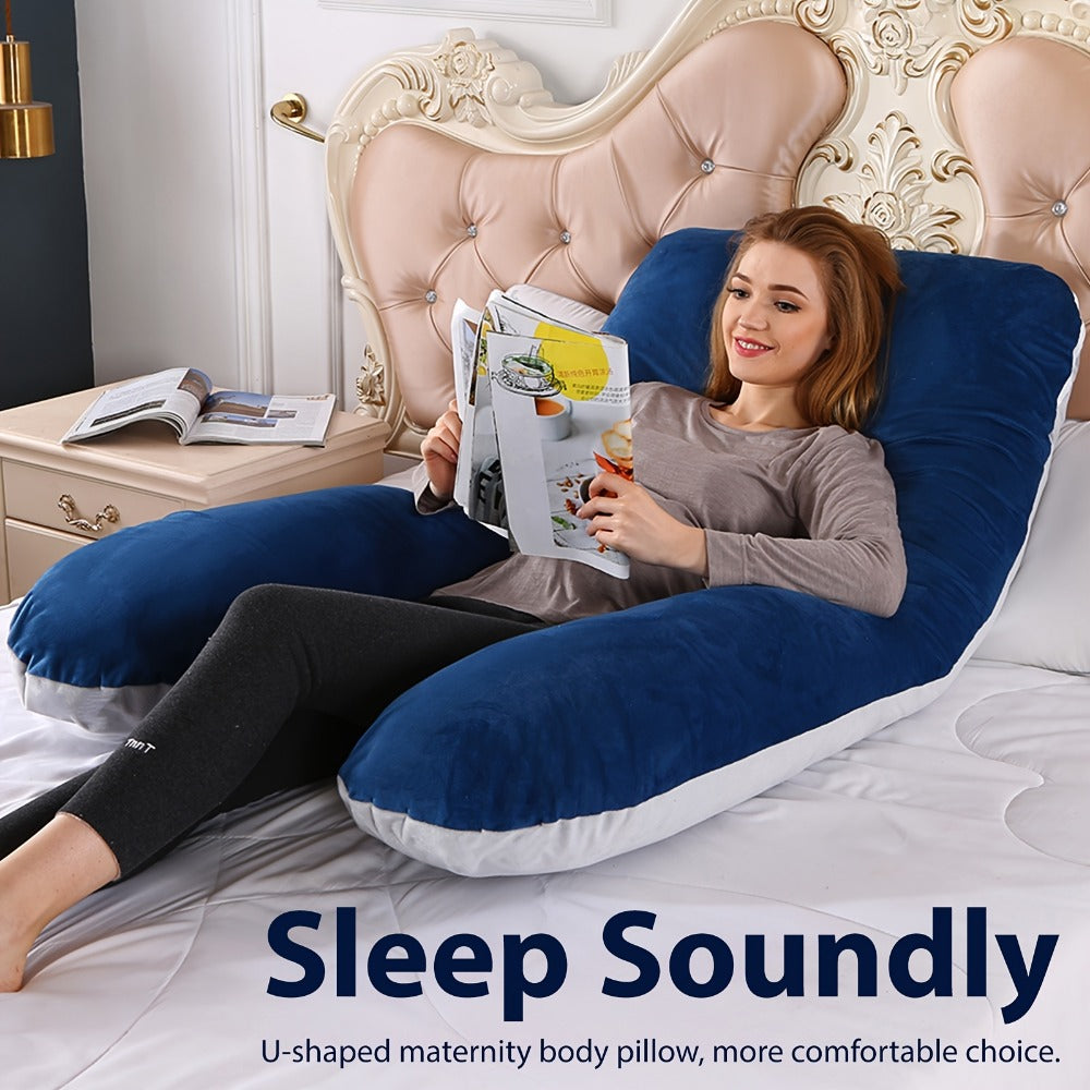 Pregnancy Pillow - Portable Soft U-Shaped Maternity