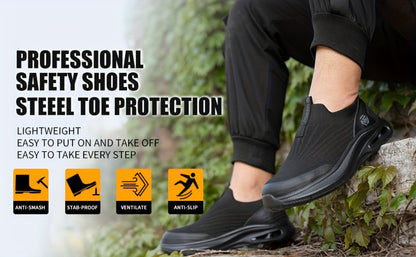 Men's Loafers & Slip-Ons - Steel Toe Protection & Puncture Resistant