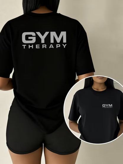 100% T-Shirt for Women with Letter Print. Features a Minimalist Design That Is Soft And Breathable. Perfect for Both Sessions And Everyday Wear, It Highlights a Sleek Look. an Essential Item for Casual Wear Throughout The Year And for Commuting
