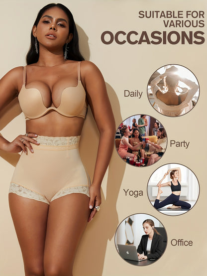 Shapewear Designed to Lift And Shape The Buttocks, Featuring Lace And Non-Slip Gel for a Flattering Silhouette.