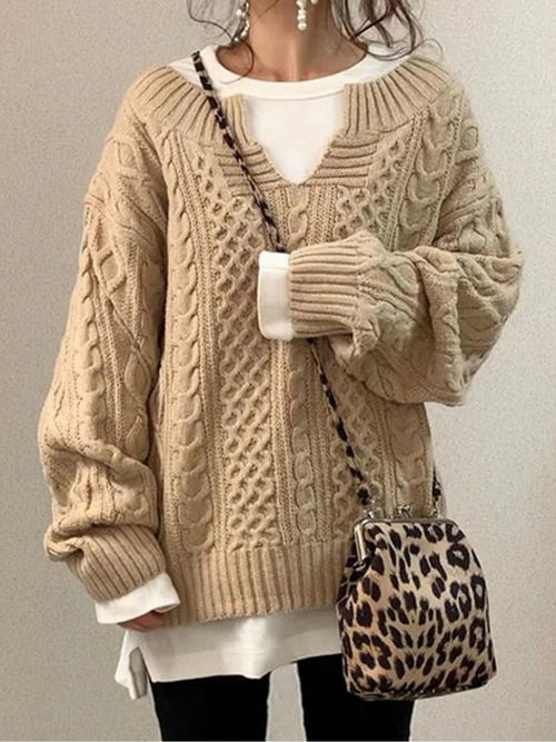 Casual And Comfortable Women'S Long Sleeve Tops with a High Neck And Split Hem, Featuring Bat Sleeves. Ideal for a Relaxed Look in Autumn And Winter, Perfect for Women'S Fashion