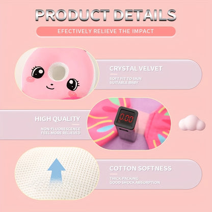 Soft Toddler Backpack for Infants And Toddlers, with Adjustable Cartoon Animal Plush Backrest, Made of Colorful Polyester Fiber, an Ideal Gift for Festivals
