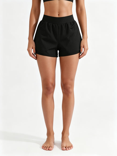 3-Pack Women'S High Waist Tennis Skirted Shorts with Built-In Liner, Elastic Waist, Lightweight Sport Shorts for Workout, Running And Casual Wear