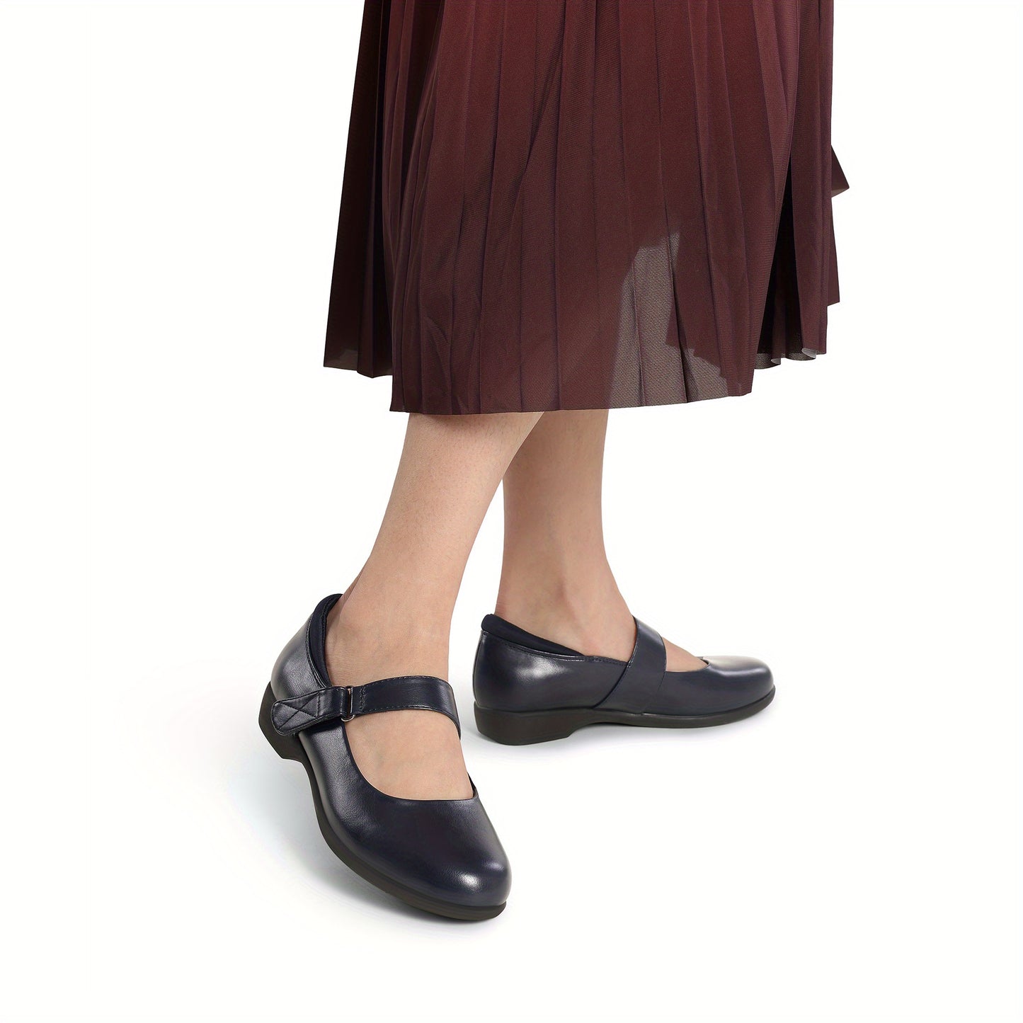 Ladies' Ballet Flats with Ankle Straps, Ideal for Office Wear And Formal Occasions, Providing Comfort And Style., Women Shoes