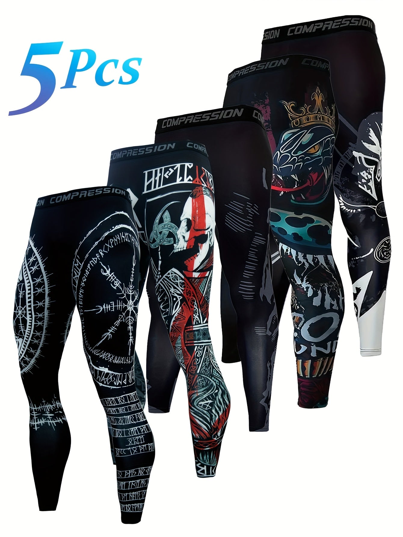 Men's Mixed colors Leggings - product view 6