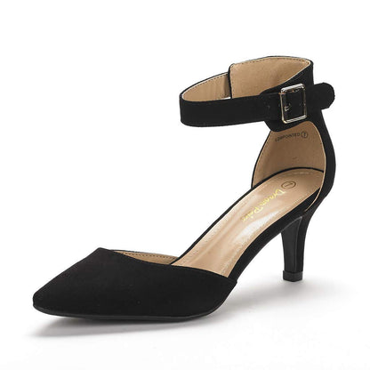 Women Formal Shoes Kitten Heel Low Heel for Women Closed Pointed Toe Pumps Wedding Party Sexy Dress Shoes Closed Pointed Toe Dress Pumps Shoes For Wedding