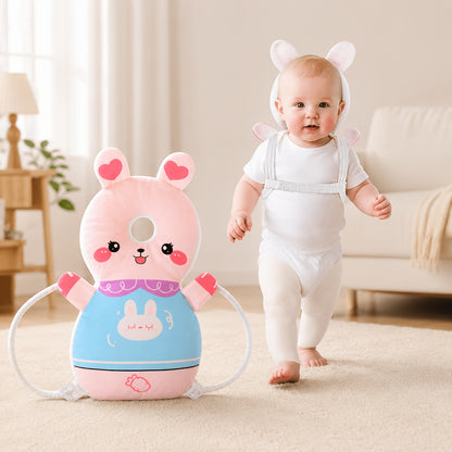 Soft Toddler Backpack for Infants And Toddlers, with Adjustable Cartoon Animal Plush Backrest, Made of Colorful Polyester Fiber, an Ideal Gift for Festivals
