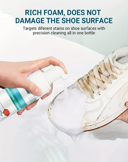 Yixingjia White Shoe Cleaning Agent Shoe Cleaning Artifact Brush Shoe Cleaning Agent Decontamination Whitening And Yellowing Foam Shoe Cleaning Multi-functional Cleaning Agent