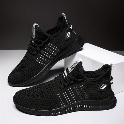 Men's Running Shoes, Breathable Mesh, Comfortable Odor-Resistant Casual Sneakers, for Spring & Fall