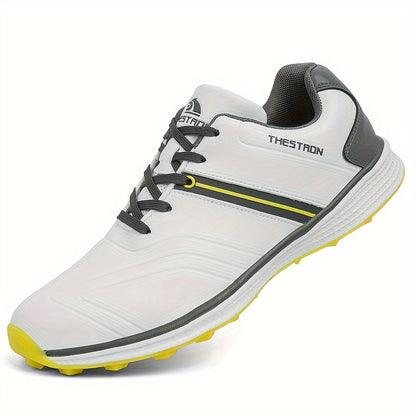 Professional Men'S Golf Shoes, Comfortable Golf Training Sneakers For All Seasons Outdoor
