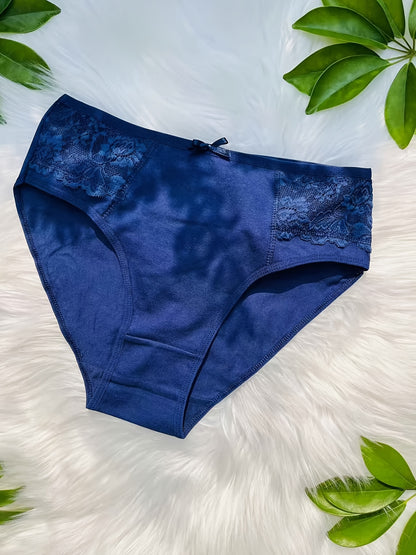 Women's Mixed colors Lace Floral High-Waist Underwear - product view 6