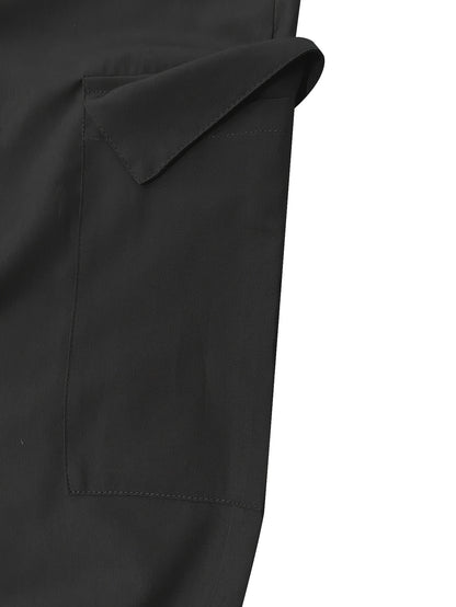 1pc Men'S Lightweight Casual Cargo Pants With Drawstring Waist, Zippered Pockets & Print Logo - Breathable For Outdoor Running, Training, Hiking & Everyday Use - Spring/Summer Collection, Workout Pants, Running Apparel, Functional Pockets