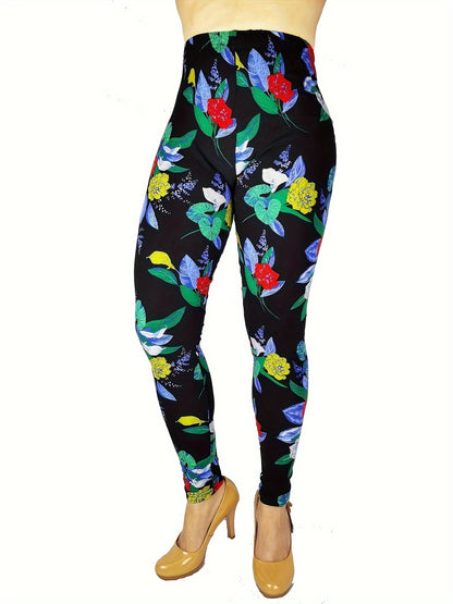 Leggings for Women Tie-Dye & Printed Fashion Leggings Regular/ One Size