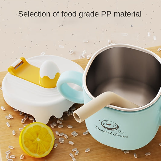 316 Stainless Steel Straw Sippy Cup - Measurement Scale and Non-Slip Grip – main product image