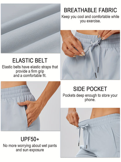 3pcs 5" Womens Shorts Basic Shorts Lightweight Quick Dry Workout Shorts with Pockets