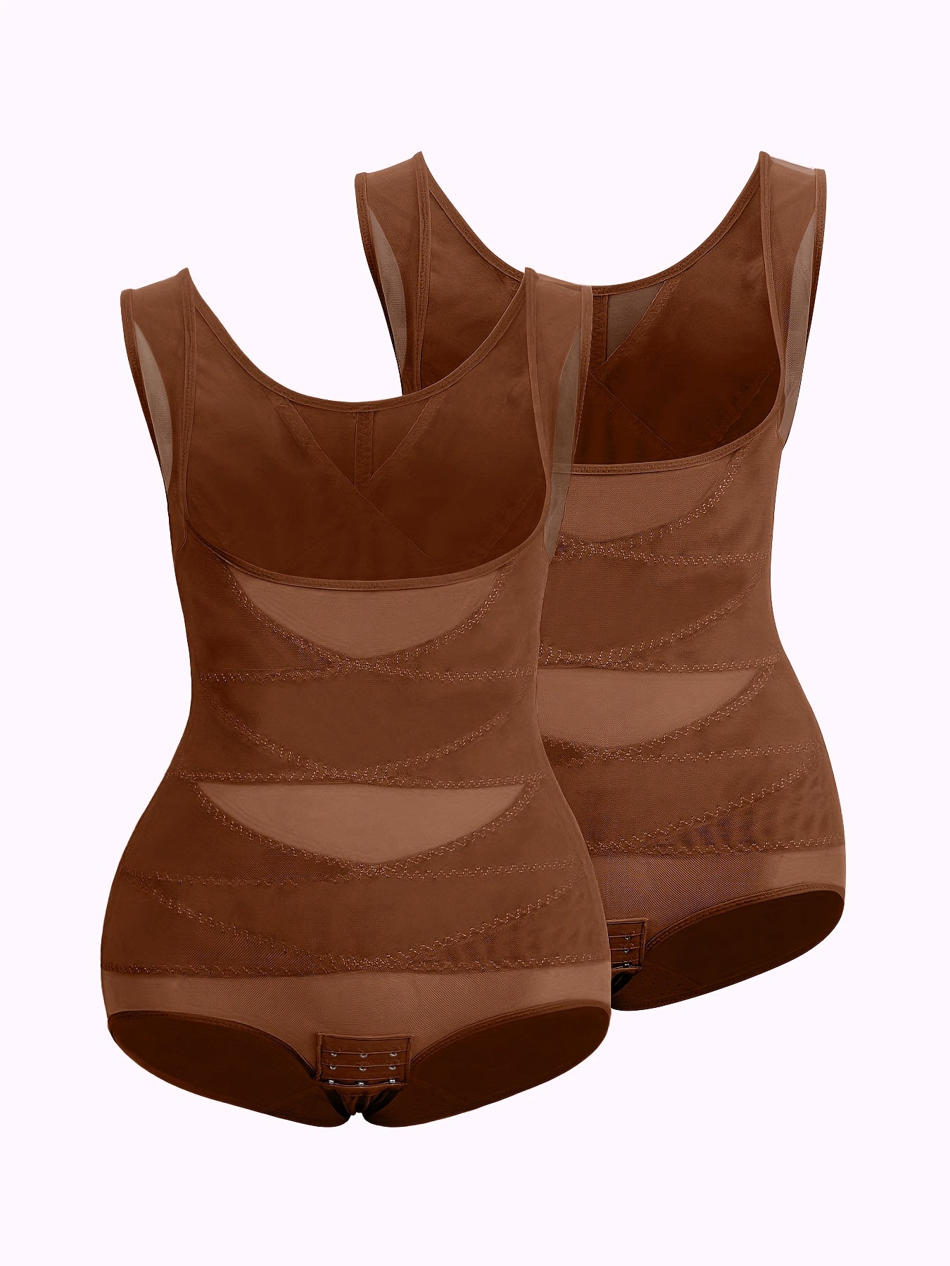 2pcs Women'S Shapewear Bodysuit Tummy Control Butt Lifting High Waist