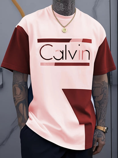 Men's Graphic Print T-Shirt - Crew Neck Short Sleeve 329893