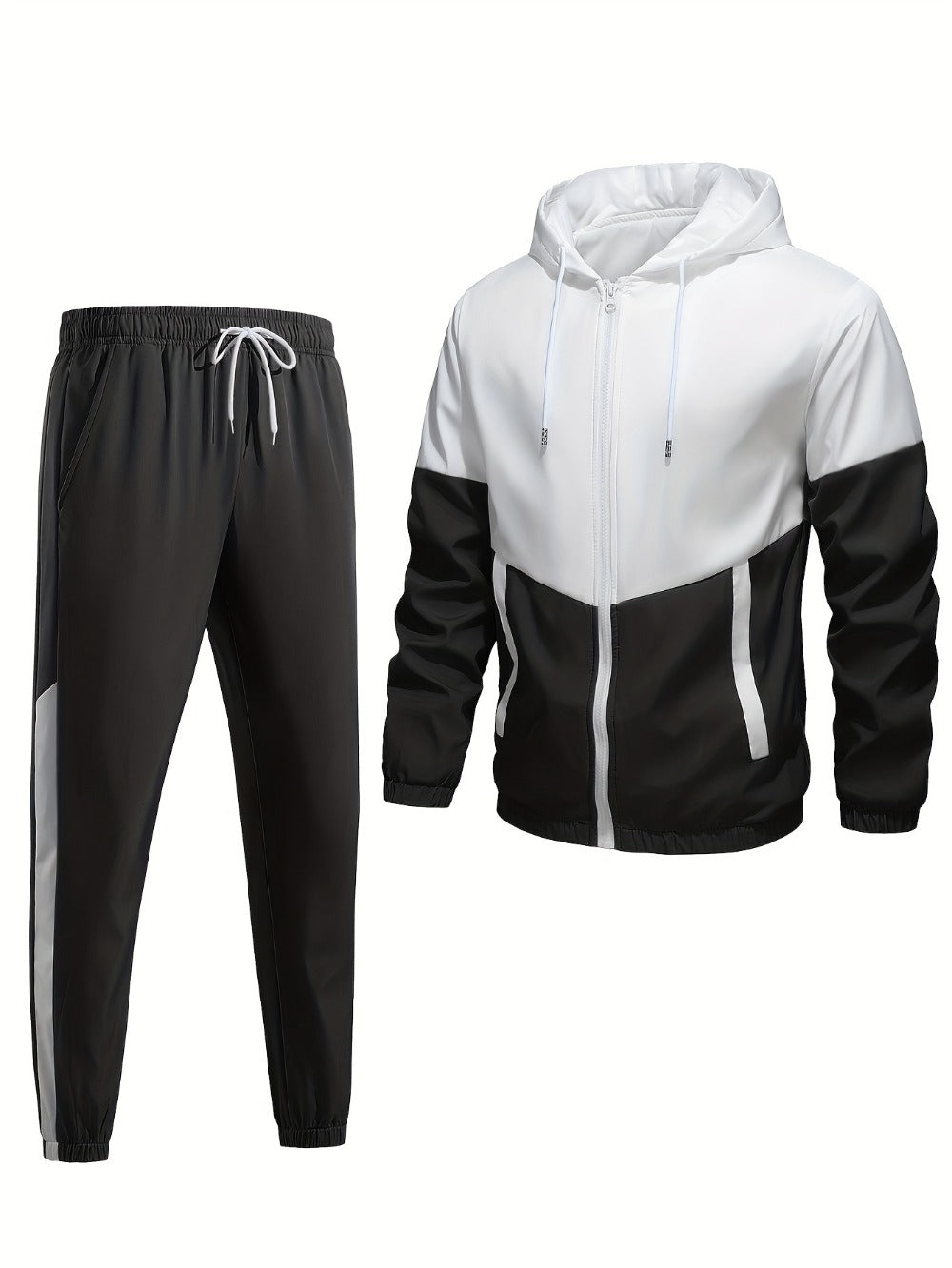 Men's Sportswear Set 8-Piece - Zipper Pocket Styles