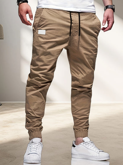 Men's Jogger Pants - Drawstring Waist With Pockets Weekend Style