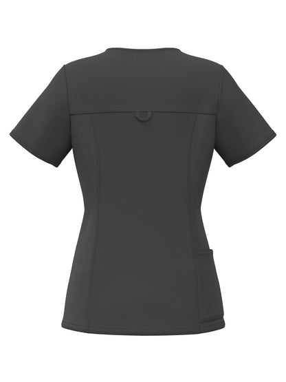 PandaFlex 4 Way Stretch Women Scrub Set Modern Fit V-Neck Top & Multi Pocket Pants 3371