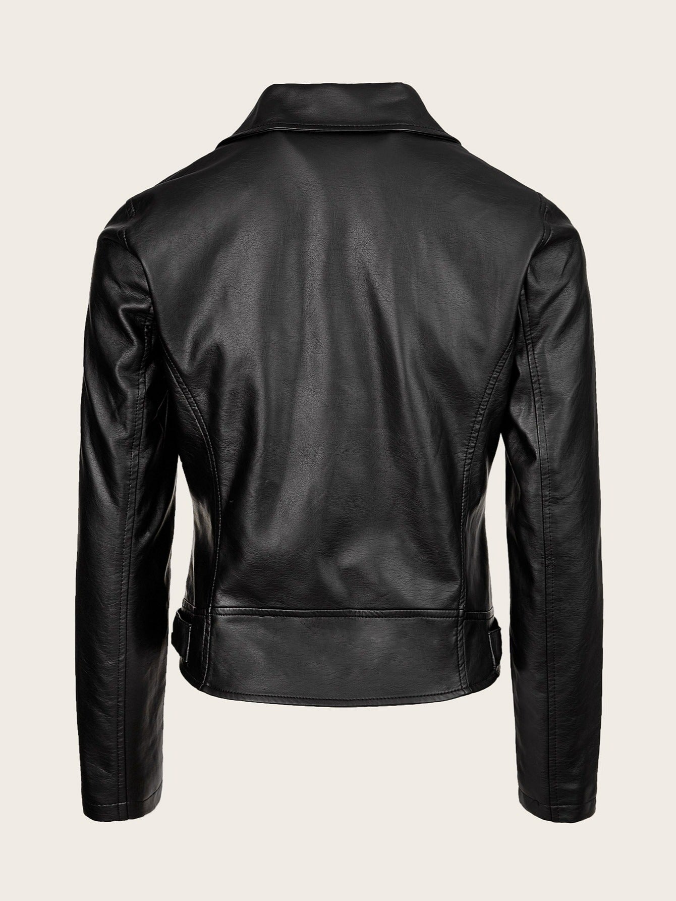 Women’s Faux Leather Moto Jacket – Chic, Edgy & Timeless