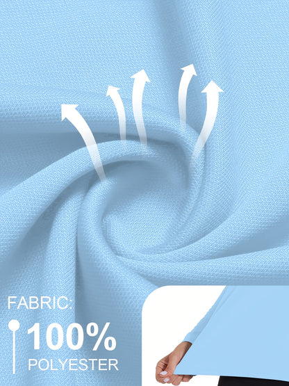 Five Pieces of Women'S Long-Sleeve T-Shirts with a Round Neck in Various Colors, Suitable for, Fitness, And Outdoor, Featuring Breathable Fabric